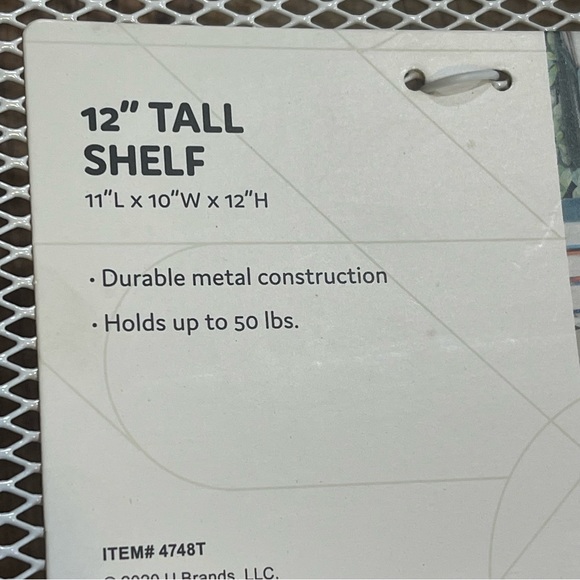 Locker Style mesh 12” shelf & magnetic starter kit - Picture 9 of 11